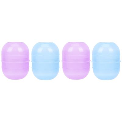LALAFINA 4pcs Hair Shaking Professional Bowls Shop, Styling Mixer Shaker Mixing Tools Bowl Hairdressing Cup Dyeing Color, Measuring Diy Coloring Scale, Applicator Color,