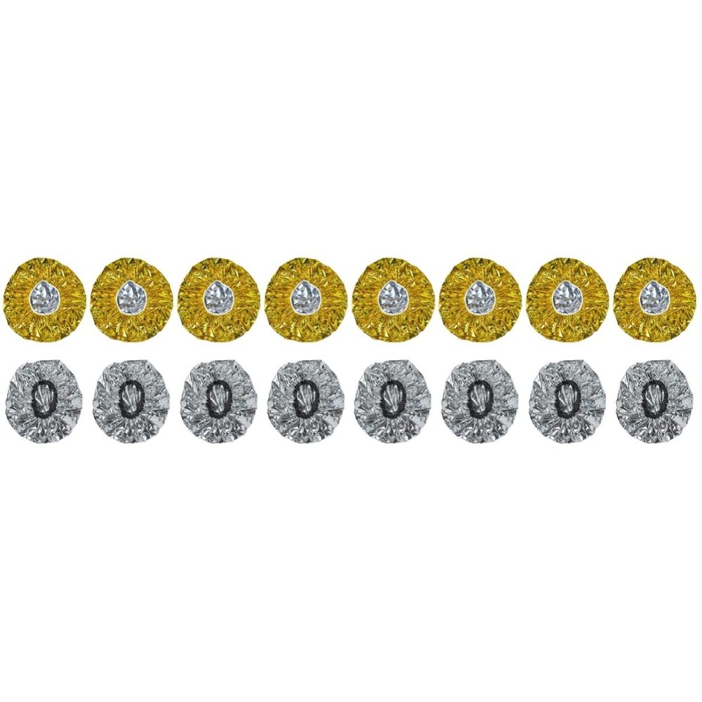 LALAFINA 16pcs Hair Styling Caps Deep Conditioning Heat Cap Tin Foil Reusable for Coloring Perming