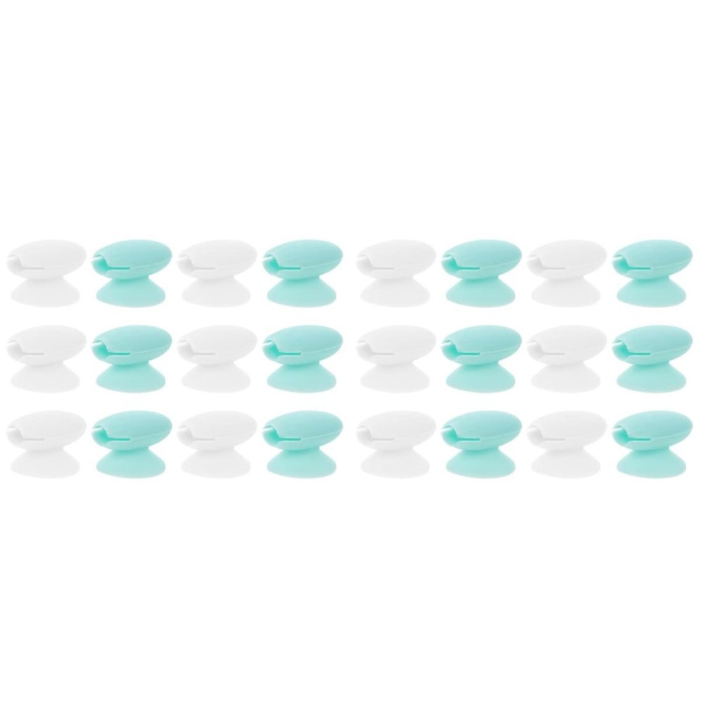 minkissy 24pcs Silicone Brush Cover Cap for Lip Brush Makeup Protector Caps Lip Covers