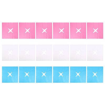 Beavorty 300pcs Disposable Massage Headrest Pads Non-woven Facial Cover Design for Comfortable Breathing for Spas Salons and Home Use