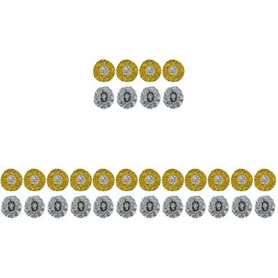 KALLORY 32pcs Hair Styling Caps Tin Foil Deep Conditioning Hair Processing Cap for Spa Sauna Home