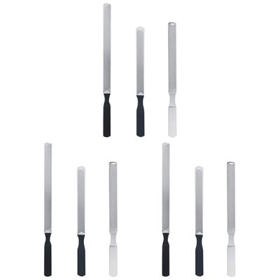 FRCOLOR 9pcs Nail Art Tools Professional Manicure Supplies Nail Files Stainless Steel Files Tool
