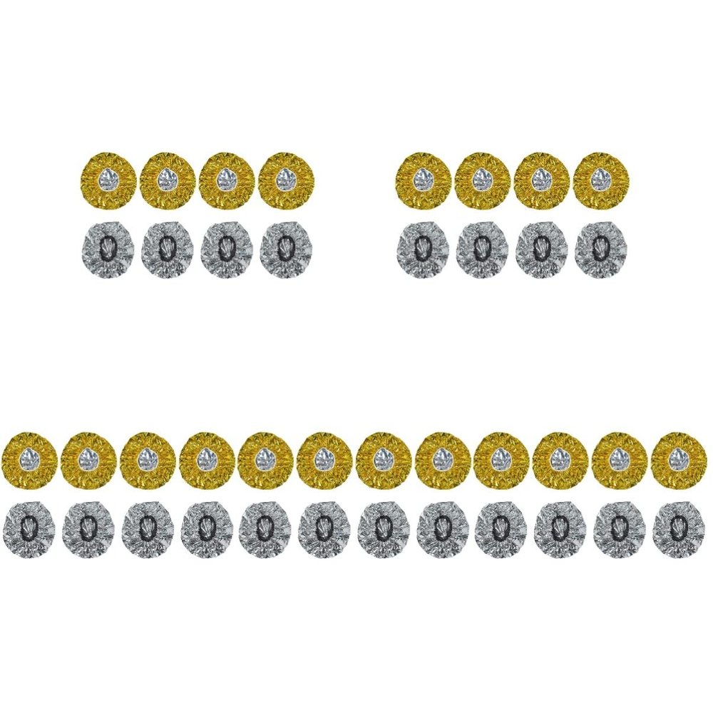 KALLORY 40pcs Disposable Foil Hair Treatment Caps for Salon Use Hair Dye Supplies for Deep Conditioning Spa and Sauna