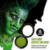 MANIC PANIC Poison Ivy Green Face & Body Paint for Halloween Costumes - Cream Halloween Makeup for Costumes & Cosplay - Smooth, Blendable & Full Coverage, Vegan view 4