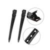 20 Pcs 3.5 Inches Duck Bill Hair Clips Black Metal Alligator Curl Clips with Holes Styling Clips for Salon Hair Extensions view 3