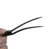 20 Pcs 3.5 Inches Duck Bill Hair Clips Black Metal Alligator Curl Clips with Holes Styling Clips for Salon Hair Extensions view 4