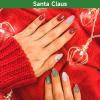 DUKASOU Christmas Semi Cured Gel Nail Strips, 28 PCS Solid Color Gel Nail Strips Works with UV Light, Salon Quality Nails Stickers Full Nails Wraps view 4