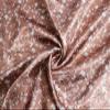 100cm*148cm Elegant Floral Print Satin Fabric Scarf Headband Sewing Material Polyester Charmeuse Satin Lining Material (Deep Khaki) view 2