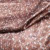 100cm*148cm Elegant Floral Print Satin Fabric Scarf Headband Sewing Material Polyester Charmeuse Satin Lining Material (Deep Khaki) view 3