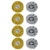 KALLORY 8pcs Disposable Hair Treatment Caps Tin Foil Caps for Deep Conditioning High Temperature Resistant for Hair Salon and Home Use view 1