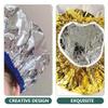 KALLORY 8pcs Disposable Hair Treatment Caps Tin Foil Caps for Deep Conditioning High Temperature Resistant for Hair Salon and Home Use view 2