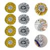 KALLORY 8pcs Disposable Hair Treatment Caps Tin Foil Caps for Deep Conditioning High Temperature Resistant for Hair Salon and Home Use view 3