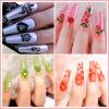 Biutee Nail Stamping Plates Set 10 pcs Nail Art Stamper Scraper Nail Stamp Plates Kit Nail Art Plate Template Lace Flower Butterfly Star Rose Design Nail Art Accessories view 3