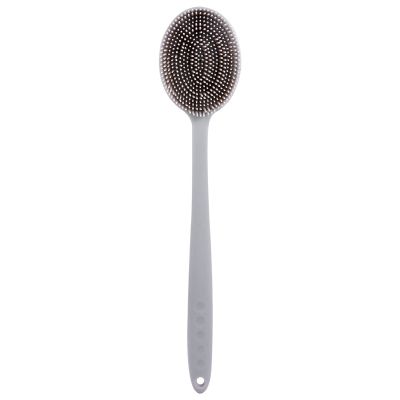 COHEALI 1pc Silicone Bath Brush Handle Exfoliating Shower Scrubber for Back Cleaning Lightweight and for Travel and Everyday Use