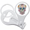 Sugar Skull Nail Clippers Plus Bottle Opener Keychain view 1