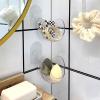 BLYWO GUIPAIHAI Bathroom Wall Mounted Drying Rack Makeup Sponge Holder Cosmetic Puff Storage Shelf view 4