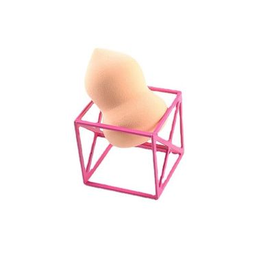 Beauty Puff Shelf Make-up Accessories Storage Bracket Sponge Drying Stand Rack Makeup Egg Holder Puff Dryer (Color : Gold)