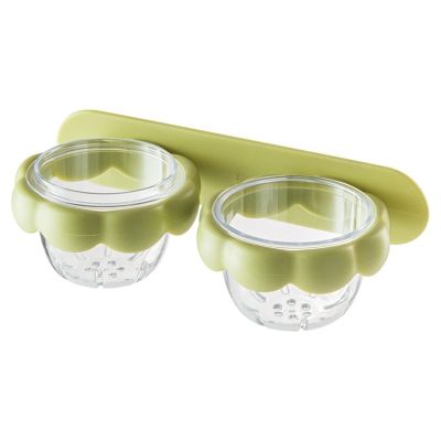 BLYWO GUIPAIHAI Beauty's Makeup Sponge Holder Cosmetic Puff Storage Shelf Bathroom Wall Mounted Drying Rack (Color : Green)