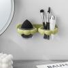 BLYWO GUIPAIHAI Beauty's Makeup Sponge Holder Cosmetic Puff Storage Shelf Bathroom Wall Mounted Drying Rack (Color : Green) view 2
