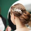 inSowni -20 Pack White Dusty Pink Blue U Shape Flower Shape Pearl Spiral Hair Combs Hair Bridal Accessories view 2