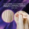 Fanola Wonder No Yellow Purple Hair Mask - Acidic pH Deep Conditioning Hair Mask for Blonde, Bleached & Grey Shades - Intense Violet Pigment Neutralizes Brassy Tones (11.83 Ounce) view 4