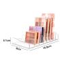 Koomuao 2 Pack Acrylic Makeup Palette Organizer 8 Spaces Compact Makeup Palette Organize,Makeup Organizer for Bathroom Countertops, Vanities, Cabinets, Sleek Modern Cosmetics Storage view 3