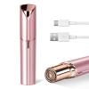 Facial Hair Remover for Women- as Seen on TV Painless Face Shaver -Mini Hair Remover, Electric Razor Shaver Portable Bikini Epilator for Lips, Chin, Armpit, Peach Fuzz, Fingers, Neck, Cheek(Rose Gold) view 1