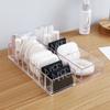 Koomuao Acrylic Makeup Eyeshadow Palette Organizer Removable Dividers 8 Space Vanity Desk Storage for - Eyeshadow Palettes, Contour Kits, Blush view 2