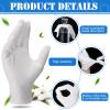 240 Pcs Cotton Gloves Cotton Bulk Pack Moisturizing Gloves Overnight Soft Cotton Gloves Uniform Gloves Coin Inspection Gloves Art Handling Gloves for Man and Woman (White) view 3