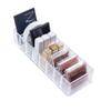 Koomuao Eyeshadow Palette Organizer,Acrylic 8-Section Divided Makeup Palette Organizer for Vanity Clear Cosmetics Makeup Organizer for Drawers (S) view 1