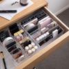Koomuao Eyeshadow Palette Organizer,Acrylic 8-Section Divided Makeup Palette Organizer for Vanity Clear Cosmetics Makeup Organizer for Drawers (S) view 2