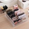 Koomuao Eyeshadow Palette Organizer,Acrylic 8-Section Divided Makeup Palette Organizer for Vanity Clear Cosmetics Makeup Organizer for Drawers (S) view 4