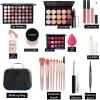 All in One Makeup Kit Professional, 40 Color Eyeshadow Palette, Foundation, Concealer, Contour, Lip Gloss, 20 pcs Brushes Set for Women Teens, Gift Ideal view 2