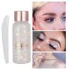 GL-Turelifes Mermaid Sequins Chunky Glitter Liquid Eyeshadow Glitter Body Gel Festival Glitter Cosmetic Face Hair Nails Makeup Long Lasting Sparkling 30g (#101 Colorful White) view 2