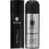 MANE Hair Thickening Spray & Root Touch Up, Seal & Control Combo Pack, Instantly Thicker Hair for Men & Women, Fill in Hairlines and Hide Thinning and Fine Patches - Medium Brown, 12 Colors (6.76 oz) view 1