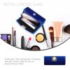 FOMIYES Purse Holder Retro Cloth Lipstick Holder, Travel Lipstick Box Women Case with Mirror, Storage Container for Purse Handbag (Blue) Jewelry Stand view 3