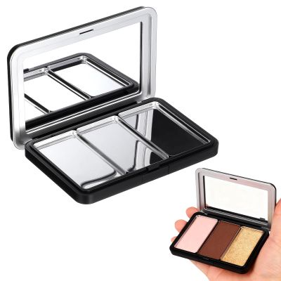 Luxshiny Empty Eyeshadow Palette: Refillable Magnetic Makeup Palette with Mirror for Eyeshadow Powder Blush Lipstick Highlight - Compact Travel Size