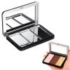 Luxshiny Empty Eyeshadow Palette: Refillable Magnetic Makeup Palette with Mirror for Eyeshadow Powder Blush Lipstick Highlight - Compact Travel Size view 1
