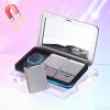 Luxshiny Empty Eyeshadow Palette: Refillable Magnetic Makeup Palette with Mirror for Eyeshadow Powder Blush Lipstick Highlight - Compact Travel Size view 4