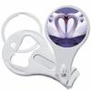 Heart Swans Nail Clippers Plus Bottle Opener Keychain view 1
