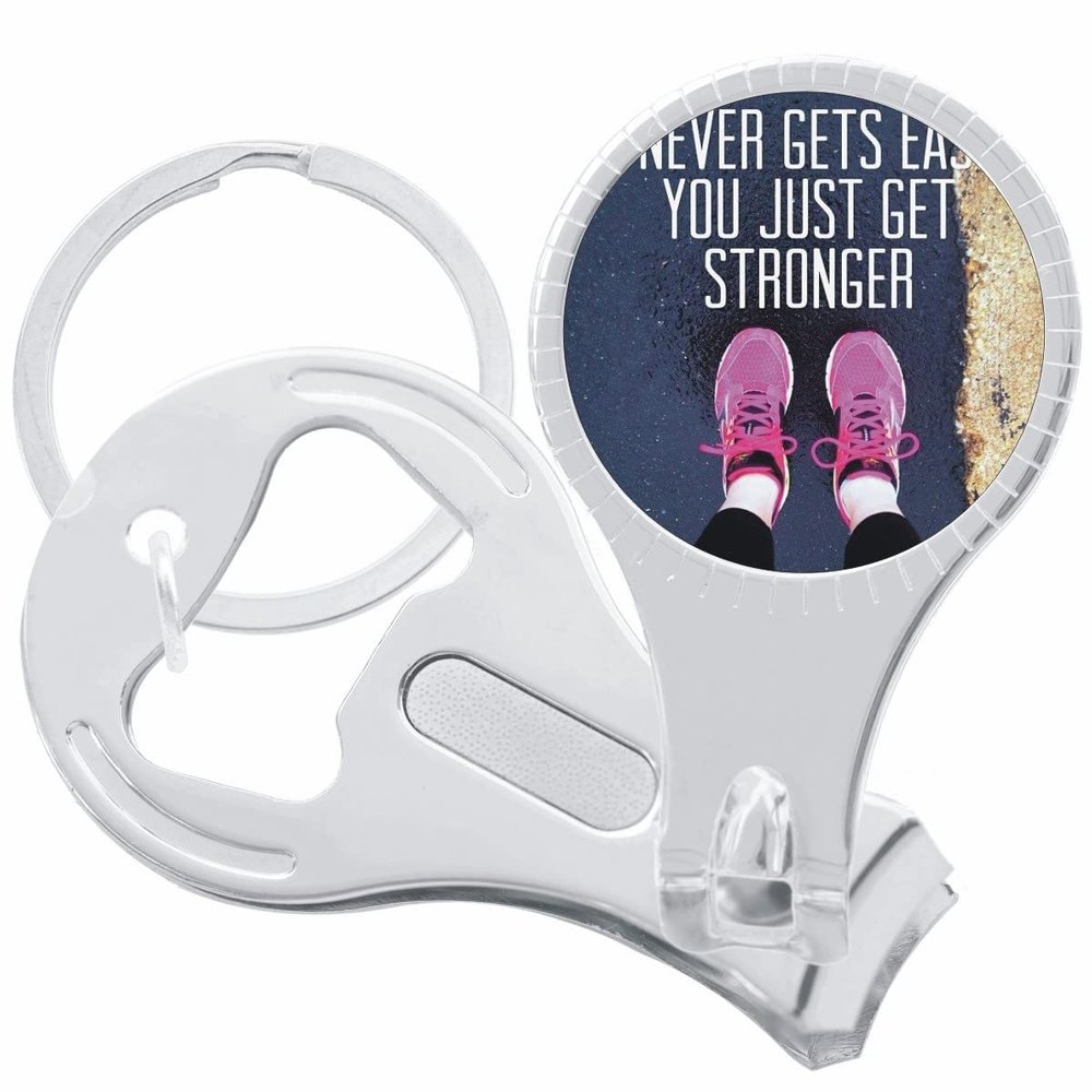 Get Stronger Nail Clippers Plus Bottle Opener Keychain