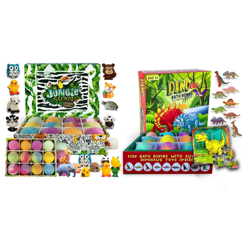 Bath Bombs for Kids with Surprise Inside - Family Pack