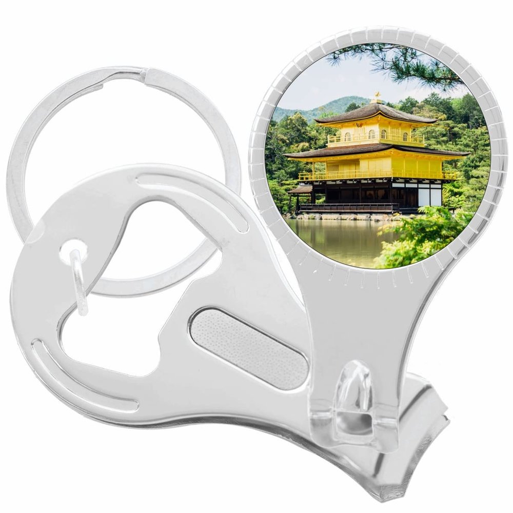 Japanese Pagoda Nail Clippers Plus Bottle Opener Keychain