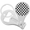 Checker Nail Clippers Plus Bottle Opener Keychain view 1