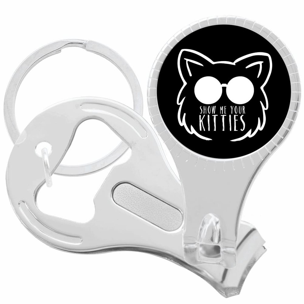 Show Us Your Kitties Nail Clippers Plus Bottle Opener Keychain