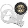 Poison Arsenic Danger Nail Clippers Plus Bottle Opener Keychain view 1