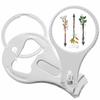 Fancy Arrows Nail Clippers Plus Bottle Opener Keychain view 1