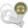 Art Nouveau Flowers Nail Clippers Plus Bottle Opener Keychain view 1
