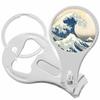 The Great Wave Painting Nail Clippers Plus Bottle Opener Keychain view 1