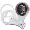 Skull Cameo Nail Clippers Plus Bottle Opener Keychain view 1